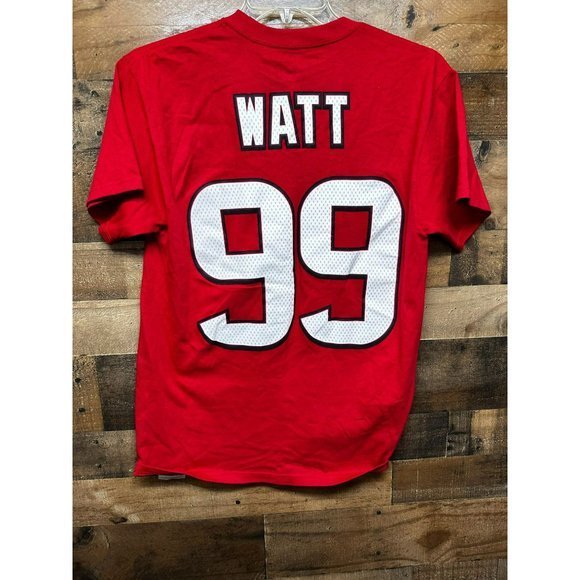 Majestic Houston‎ Texans JJ Watt Men's T-Shirt Size Medium - Picture 3 of 4
